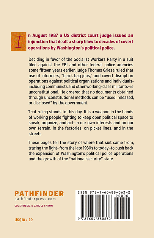 Dobbs, Farrell; Seigle, Larry; Clark, Steve - 50 Years of Covert Operations in the US