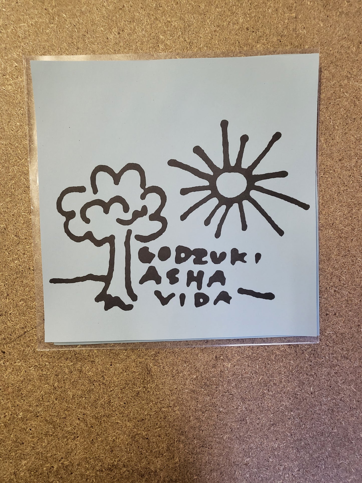 Godzuki / Asha Vida - s/t Split 7"