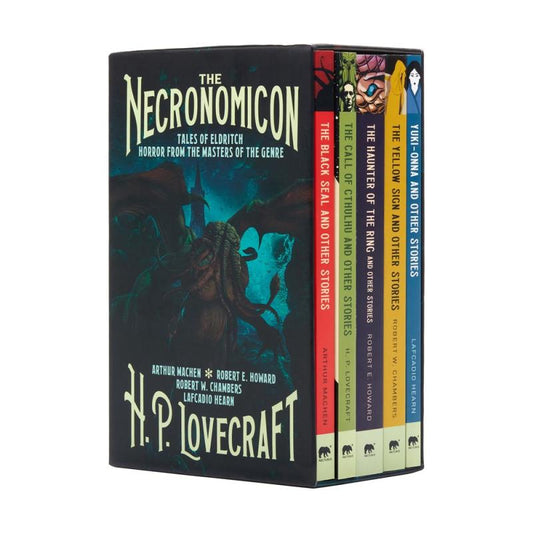 Lovecraft, H.P. / Howard, Robert E. / Machen, Arthur / Chambers, Robert W. / Hearn, Lafcadio - The Necronomicon: 5-Book Paperback Set