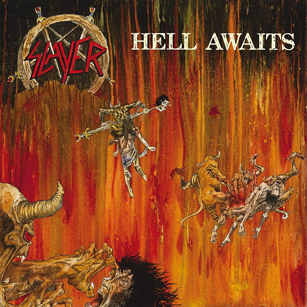 Slayer - Hell Awaits - Red Marble Vinyl
